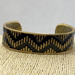 Loft enamel cuff bracelet